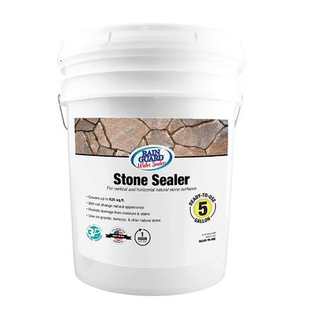 Rainguard Brands 5 Gal. Stone Sealer, Natural Finish, Clear SP-6005